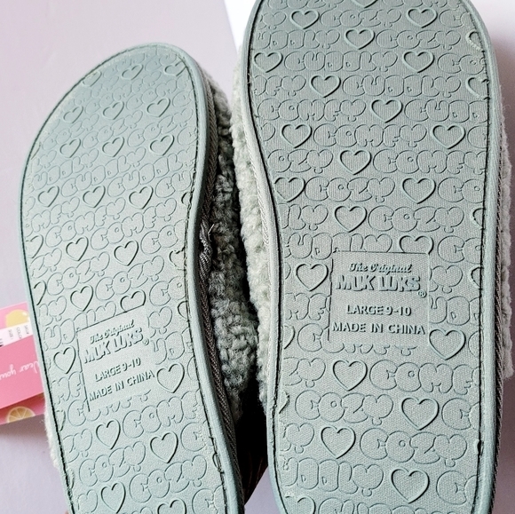 Muk Luks Chaya Slipper Gray Green - Picture 4 of 4